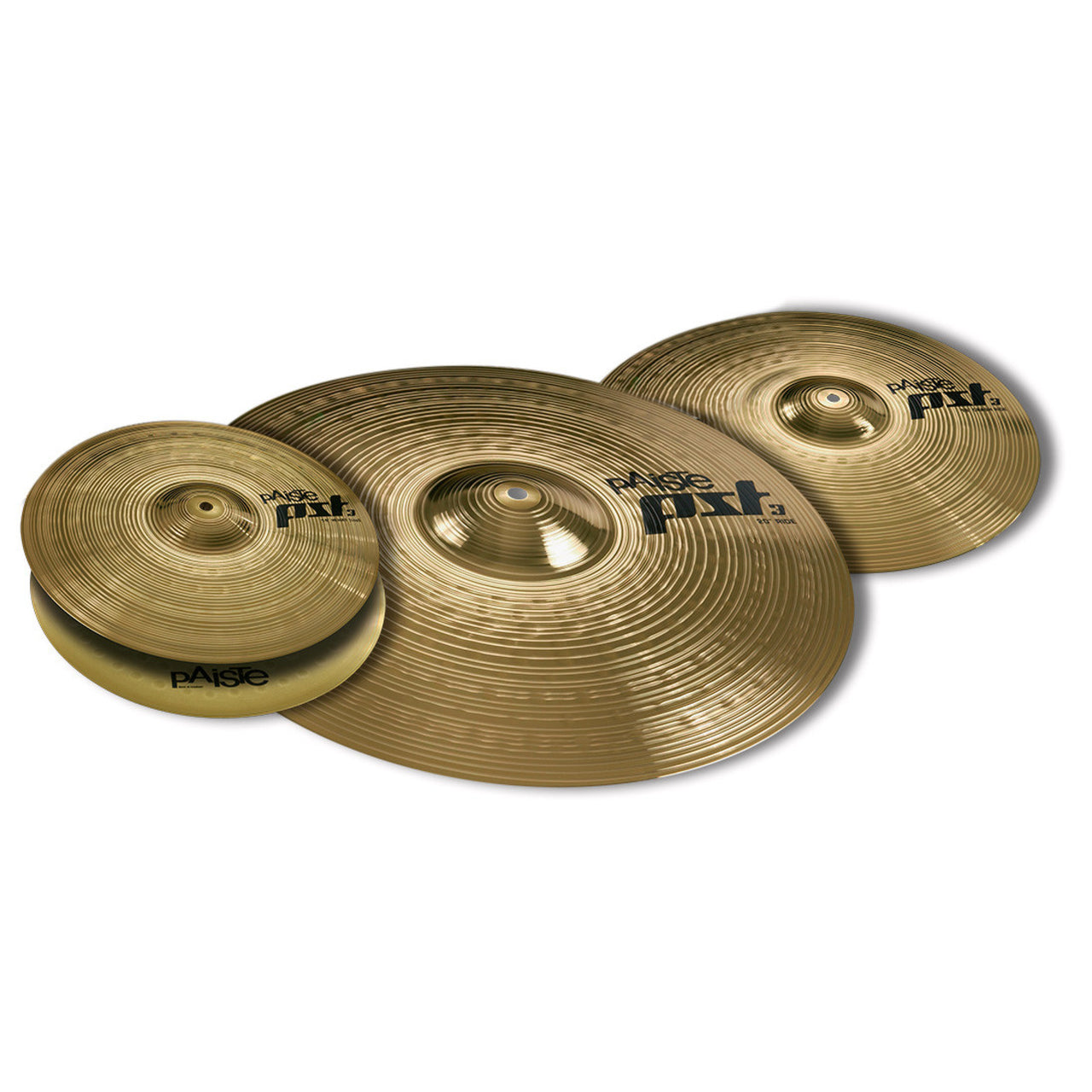 PAQUETE DE PLATILLOS PAISTE PST 3 UNIVERSAL 14"/16"/20", J063USET