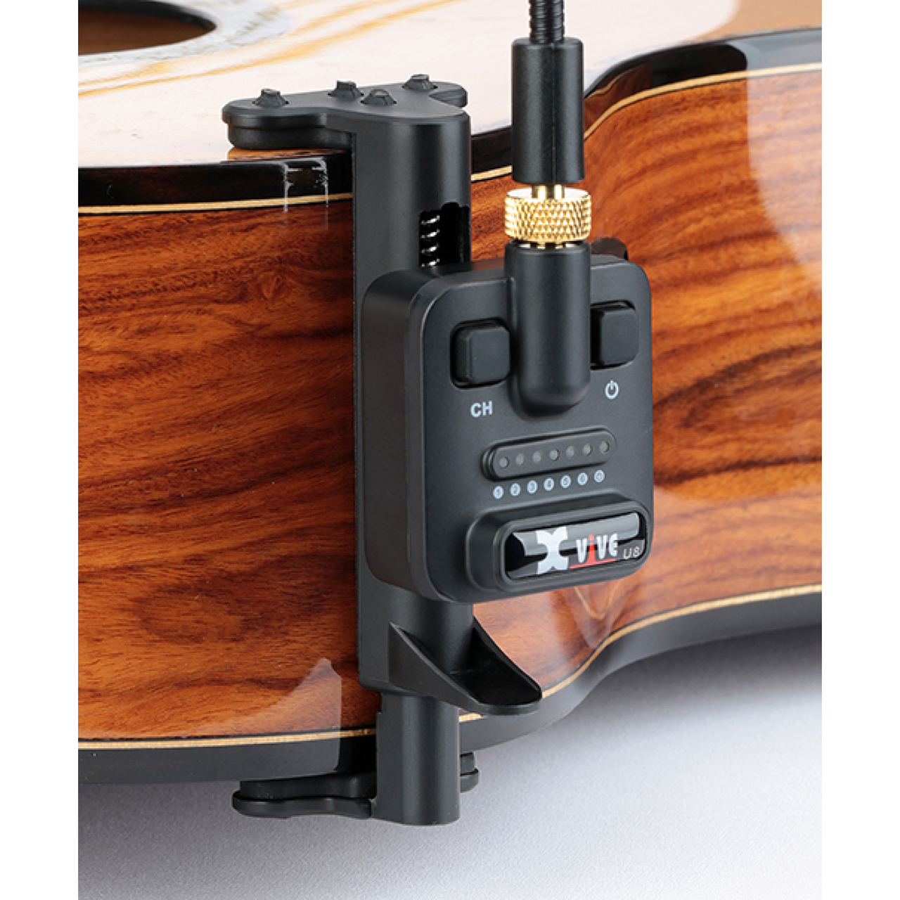 Micrófono Para Guitarra Acústica Sistema Inalámbrico Xvive U8 Recargable