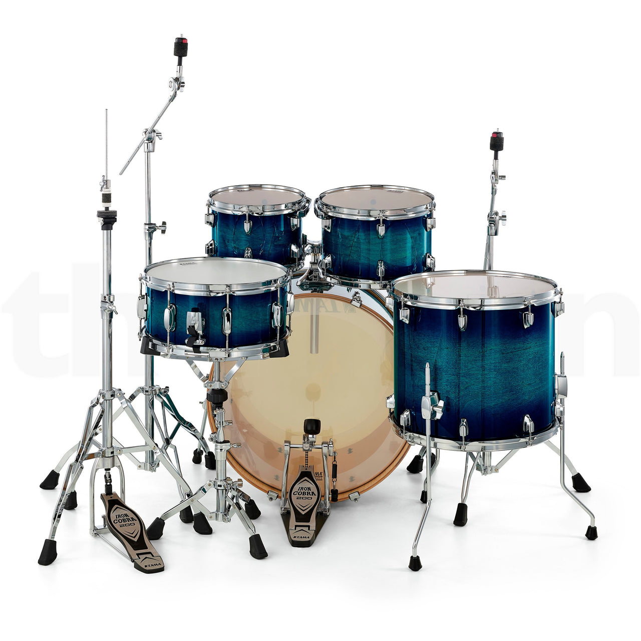 Bateria Tama Superstar Classic Cl52krs-bab Maple 5 Piezas Azul Con Atril