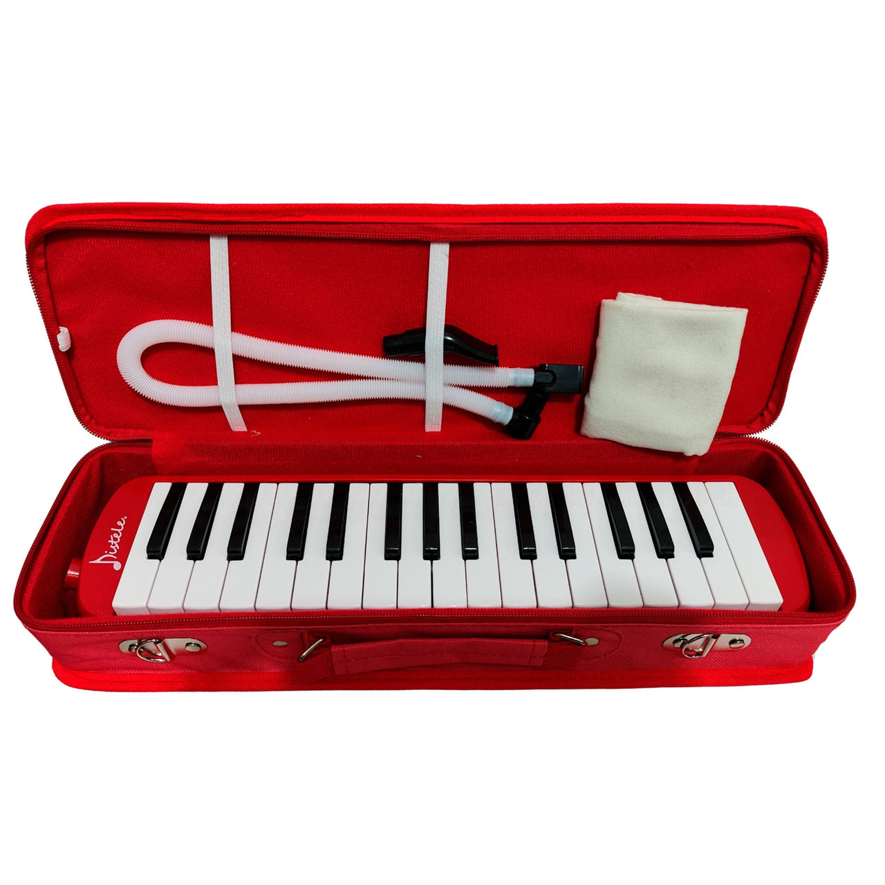 Melodica Distele Bm32kbag-rd 32 Teclas Con estuche Rojo