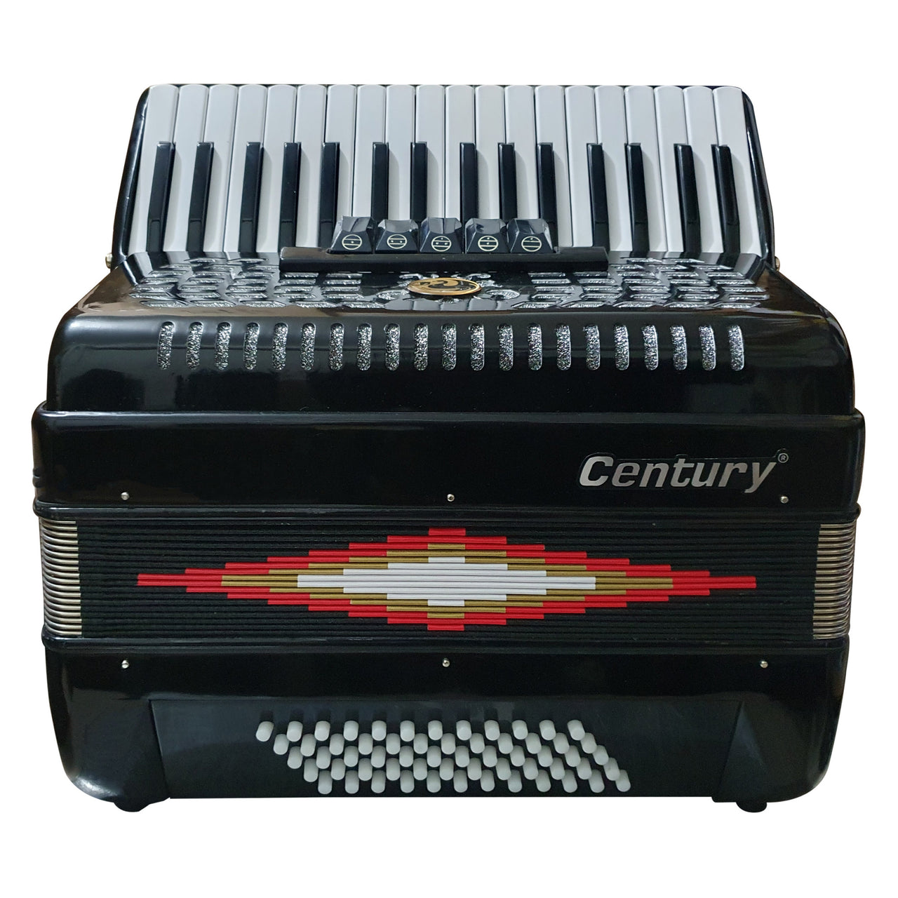 Acordeon Teclas Century 3460 Cnac044-i 5 Registros Negro