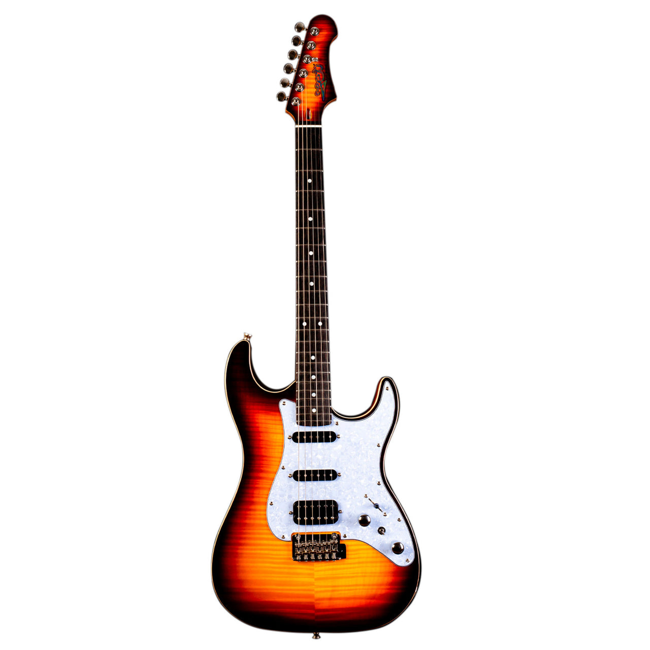 Guitarra Electrica Jet Js600 Sunburst Hss Diestro