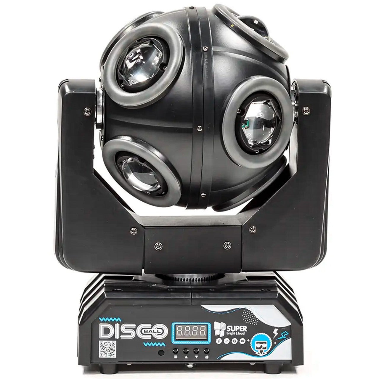 Cabeza Movil Superbright 8 Leds, Disco Ball