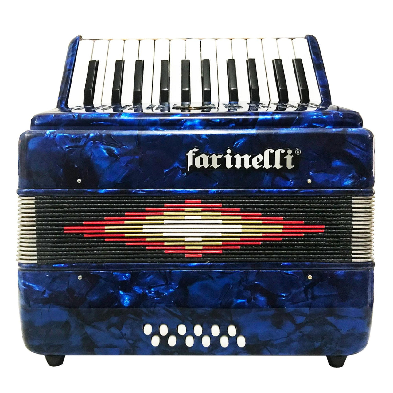 Acordeon Farinelli 25 Teclas 12 Bajos Azul, 1302a