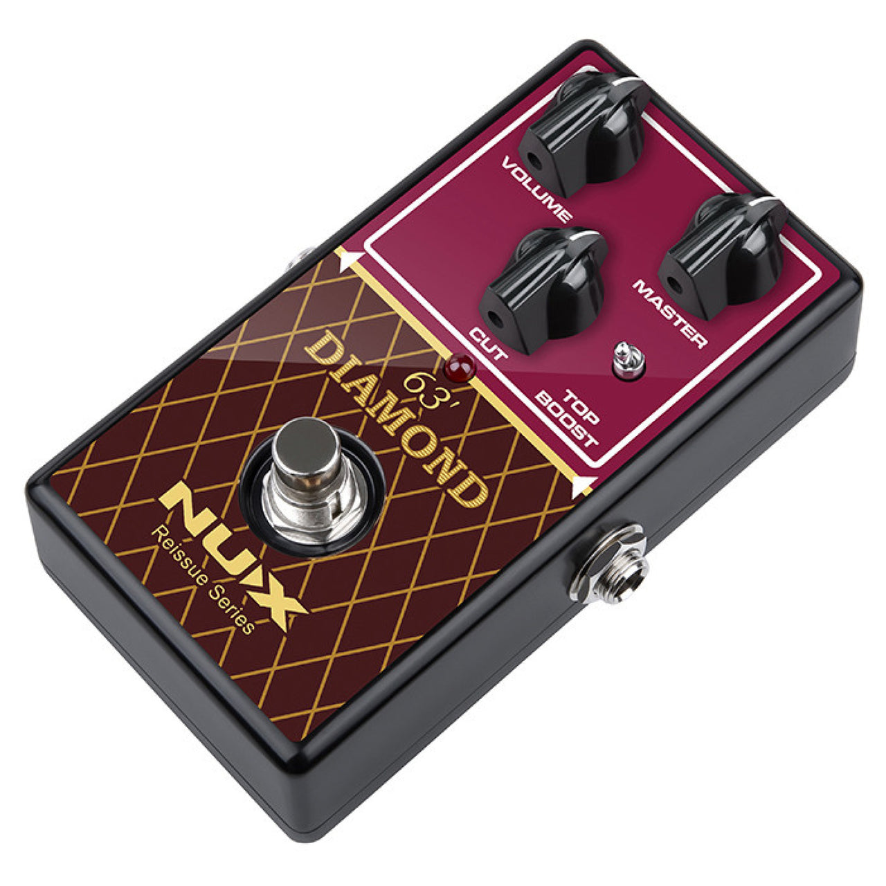 Pedal Nux Nro-6 Diamond Overdrive Perillas Y Diseño Clasico