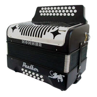 Thumbnail for Acordeon Hohner De Botones Panther Ii Sol-Do-Fa Negro, A4800