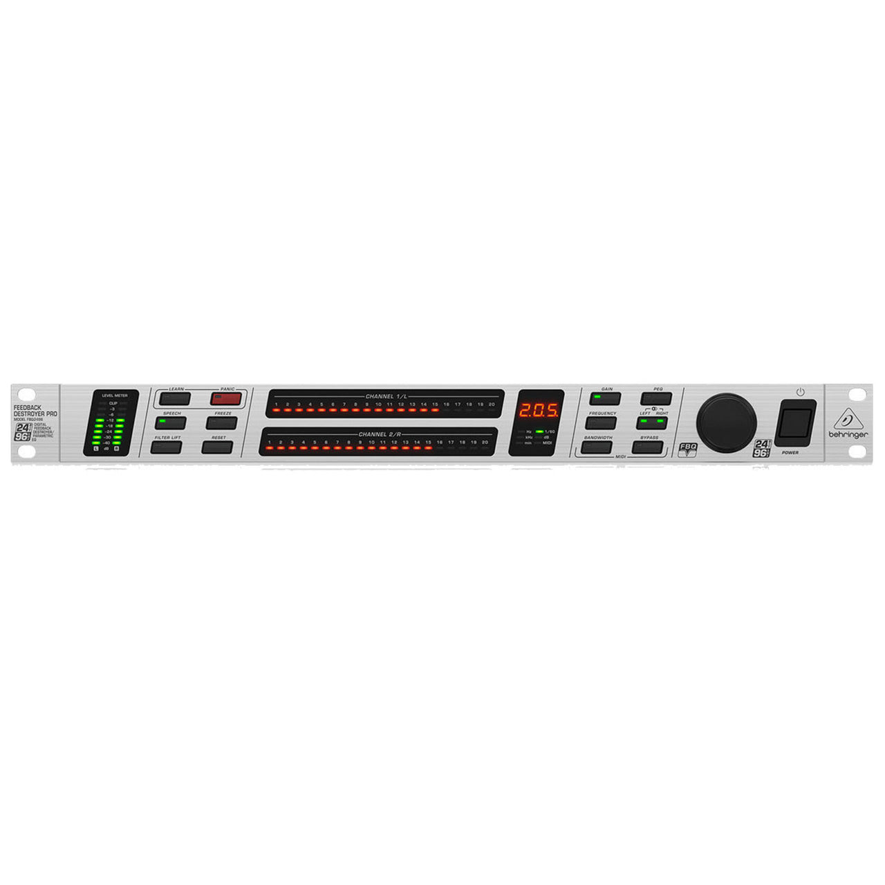 Procesador Behringer Modelo Fbq2496 De Montaje En Rack