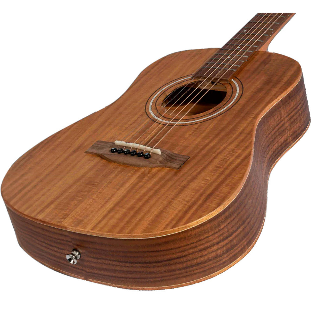 Guitarra Clasica Bamboo Ga-baby-koa 34 Pulgadas Con Funda