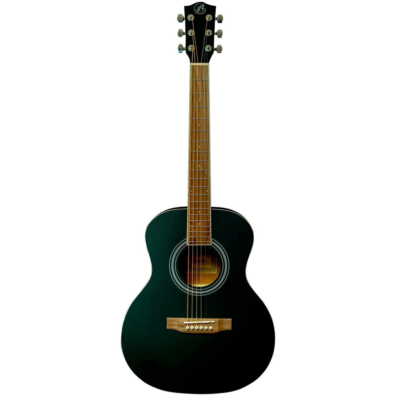 Guitarra Acustica Bamboo GA-38-BK Negra Con Funda 38 Pulgadas