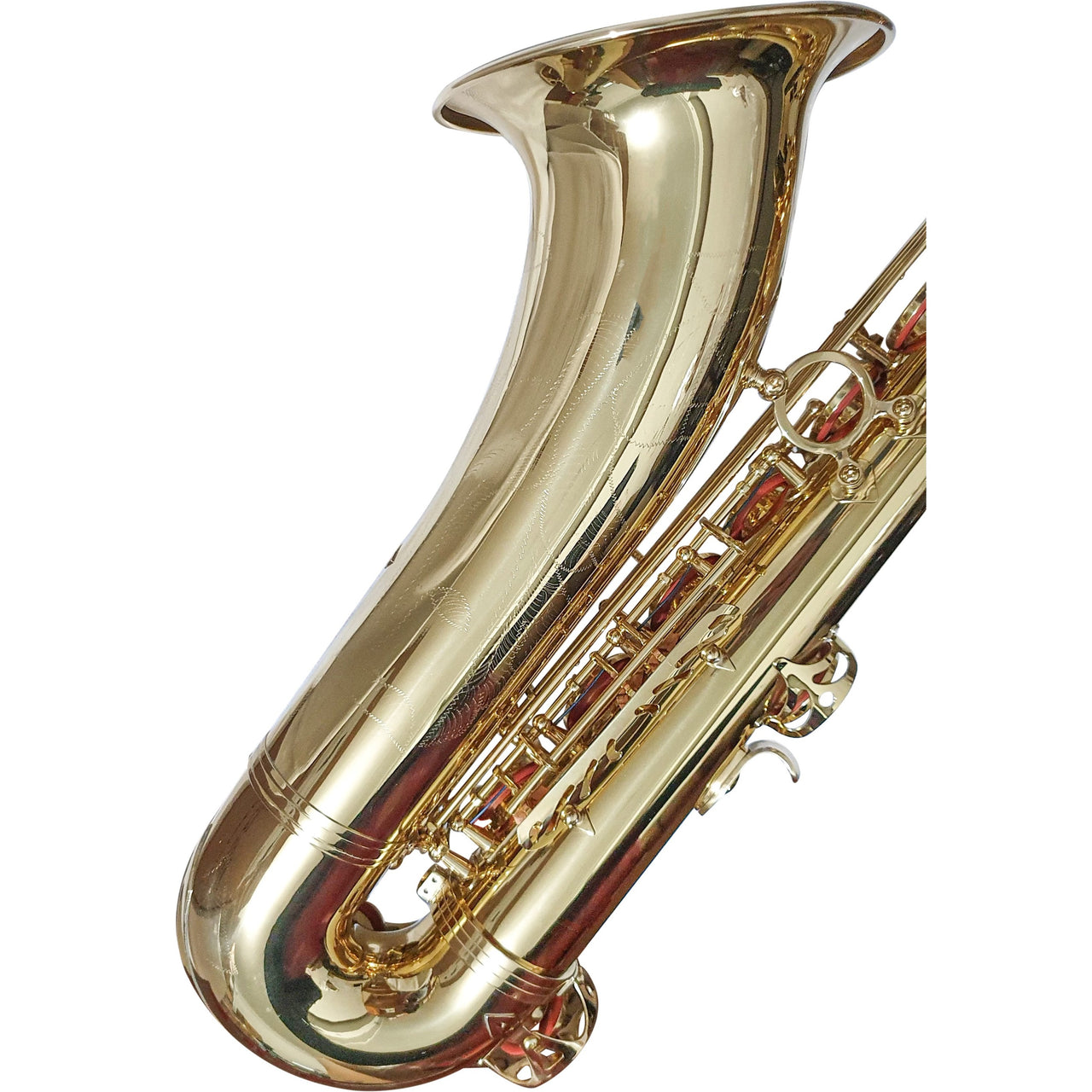 Sax Tenor Silvertone Slsx024bg Laqueado Con Abrazadera Flex