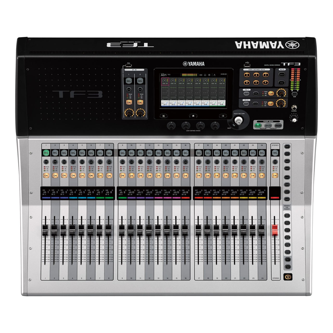 Mezcladora digital yamaha TF3 24x16 canales multitactil multitrack