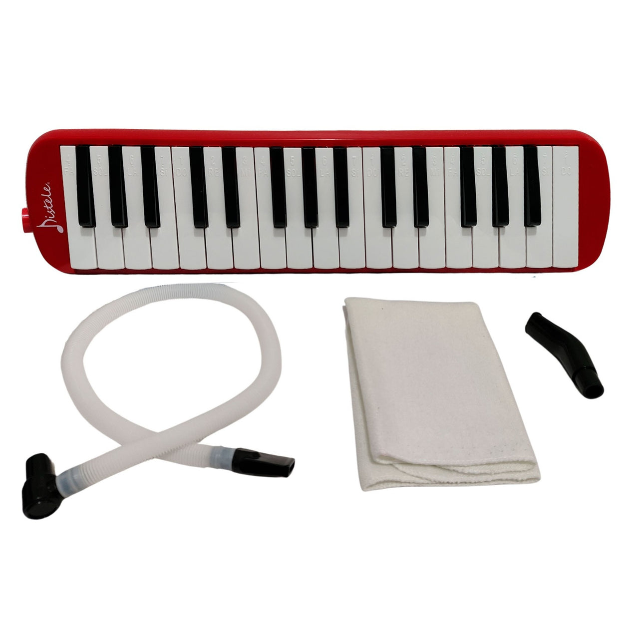 Melodica Distele Bm32kbag-rd 32 Teclas Con estuche Rojo