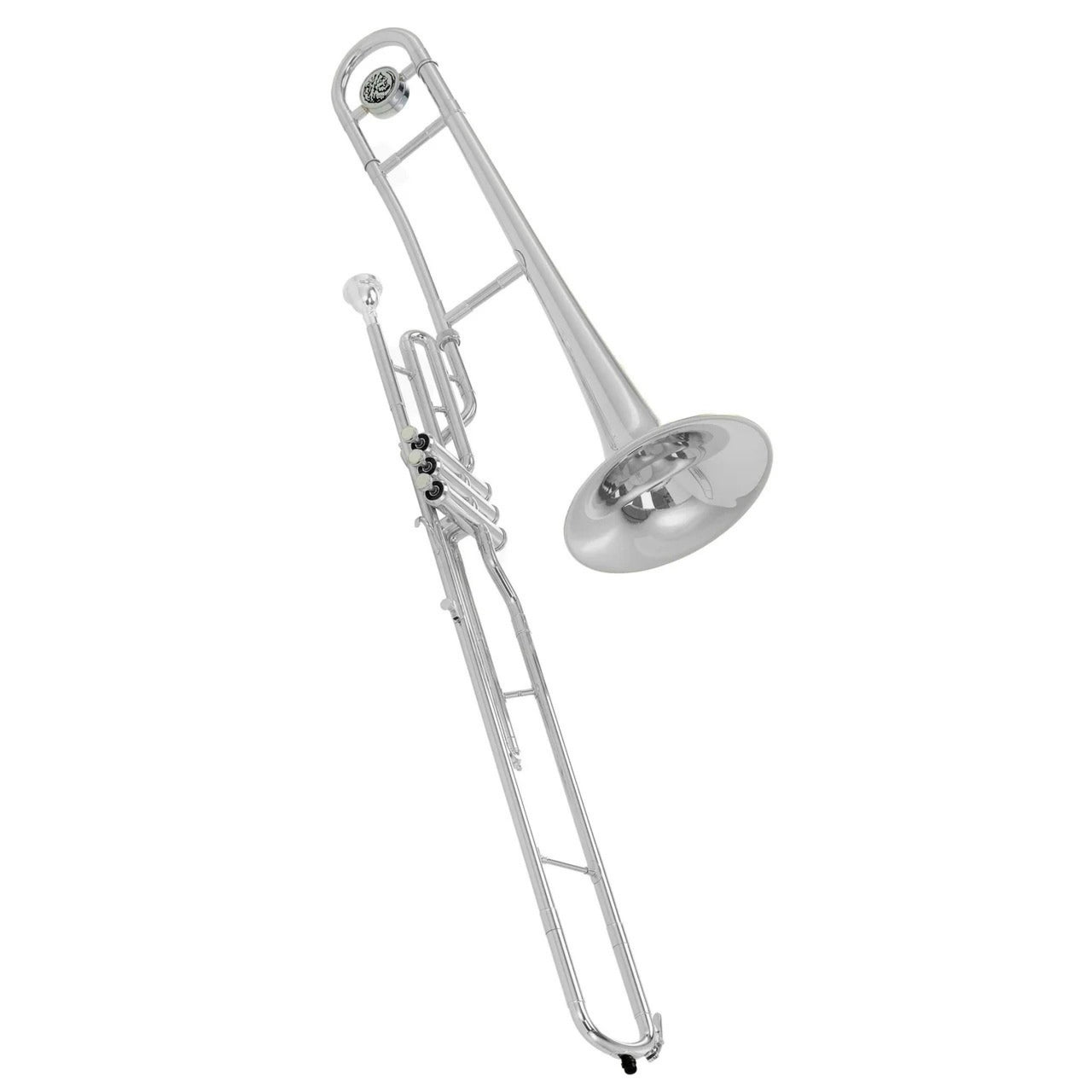 Trombon De Embolos Jupiter Jtb700vnq Sib Niquelado Con Estuche