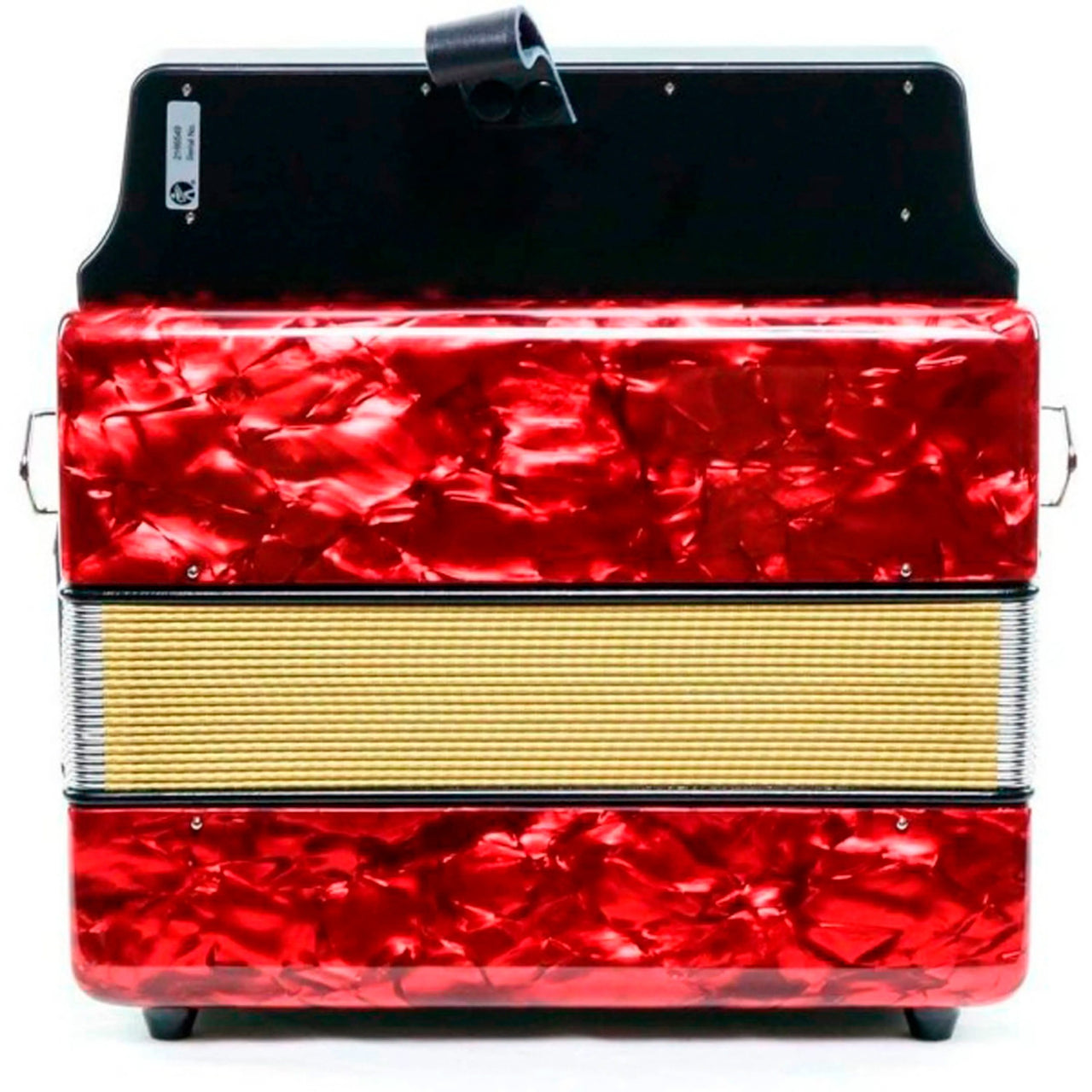 Acordeon Hohner Corona Ii A5623 31 Botones 12 Bajos Sol/do/fa Rojo