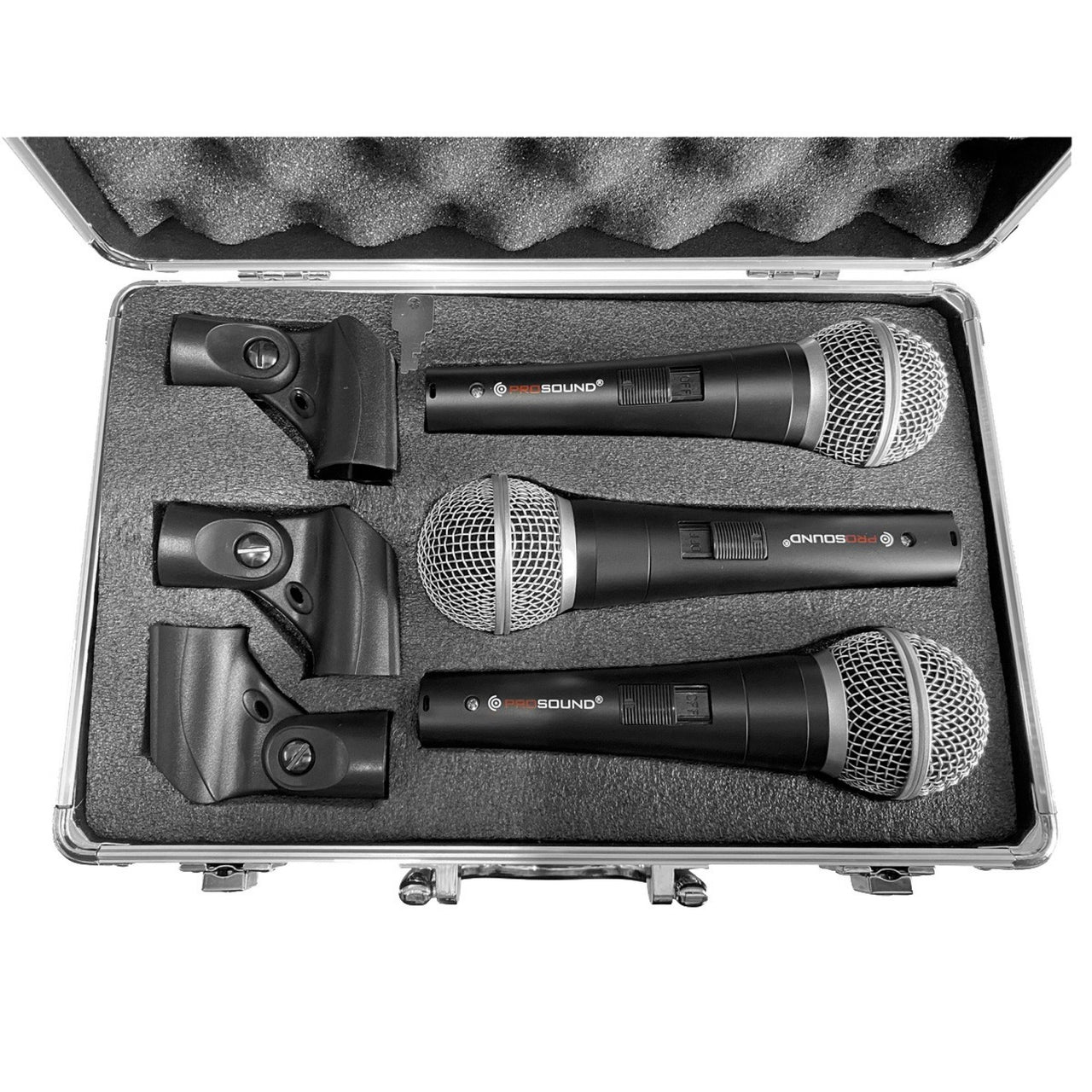 Microfono Prosound  Pdm-30 Alambrico Con Estuche Set 3 Piezas