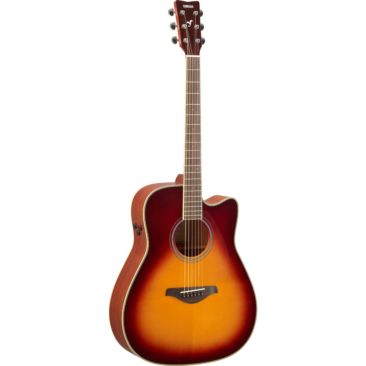 Guitarra Electroacustica Yamaha Fgc-tabs Folk Transacoustic Brown Sunburst