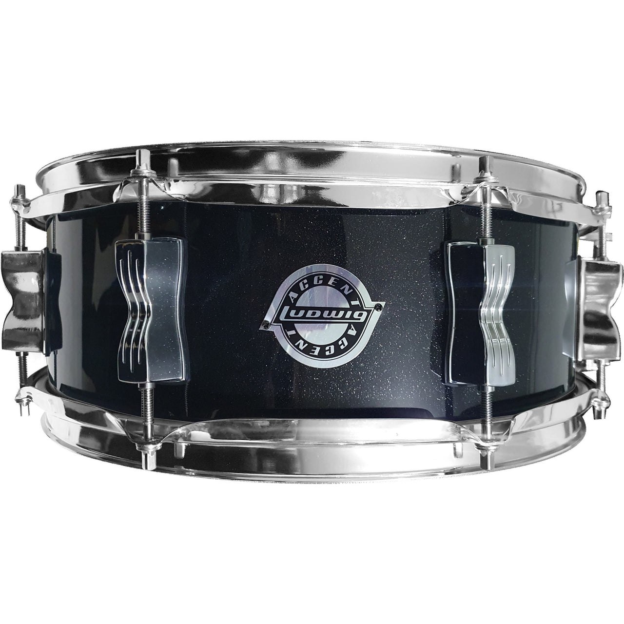 Bateria Ludwig Accent Lc19511 Con Banco Y Platillos Negro