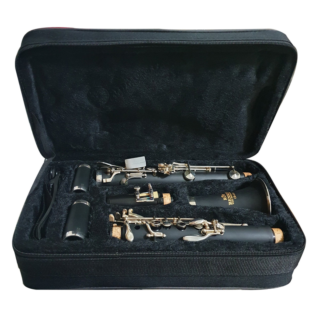 CLARINETE ROY BENSON SIB LLAVES PLATEADAS, CB-317