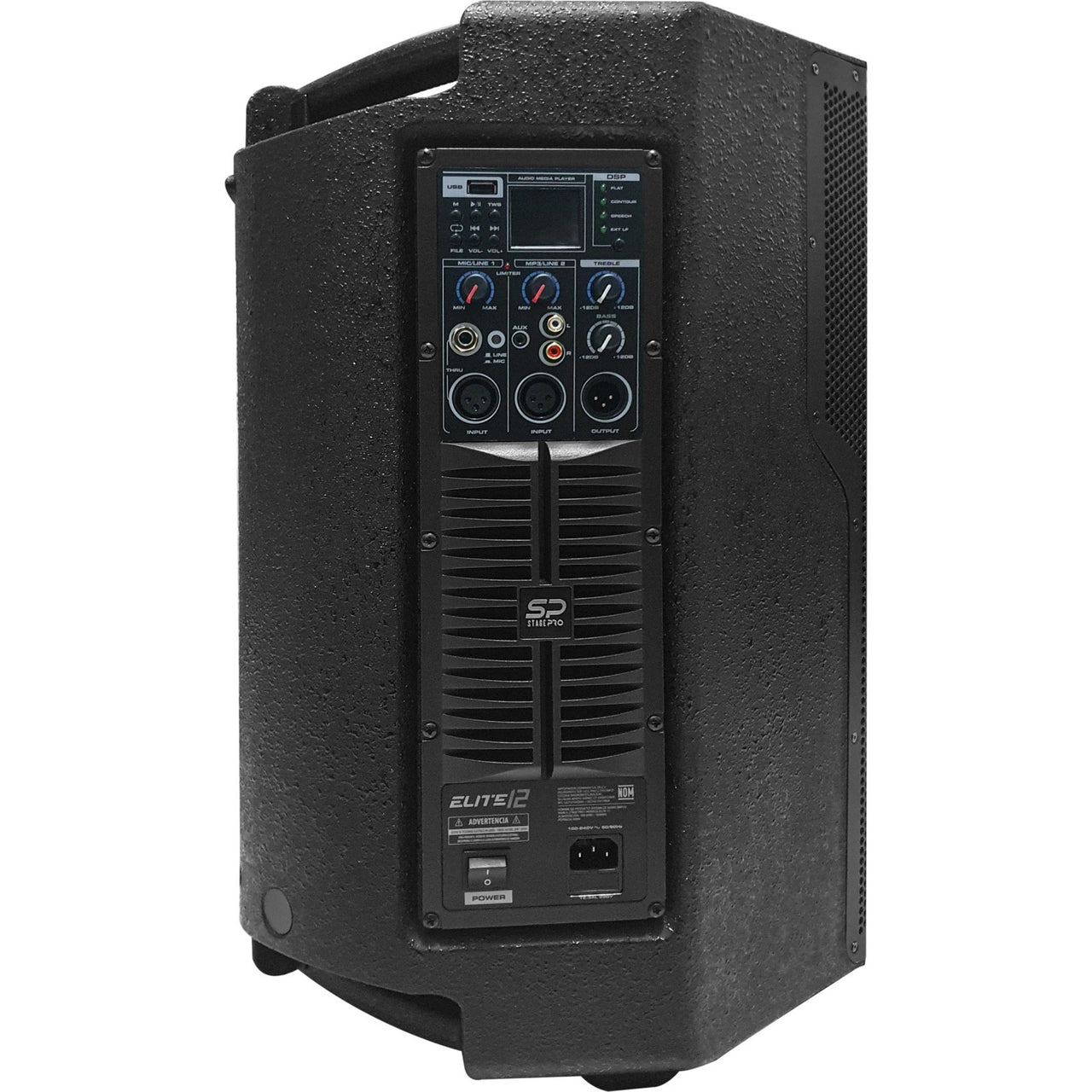 Bafle Stage Pro Sp-12 Elite Amplificado 600w Rms 12 Pulgadas