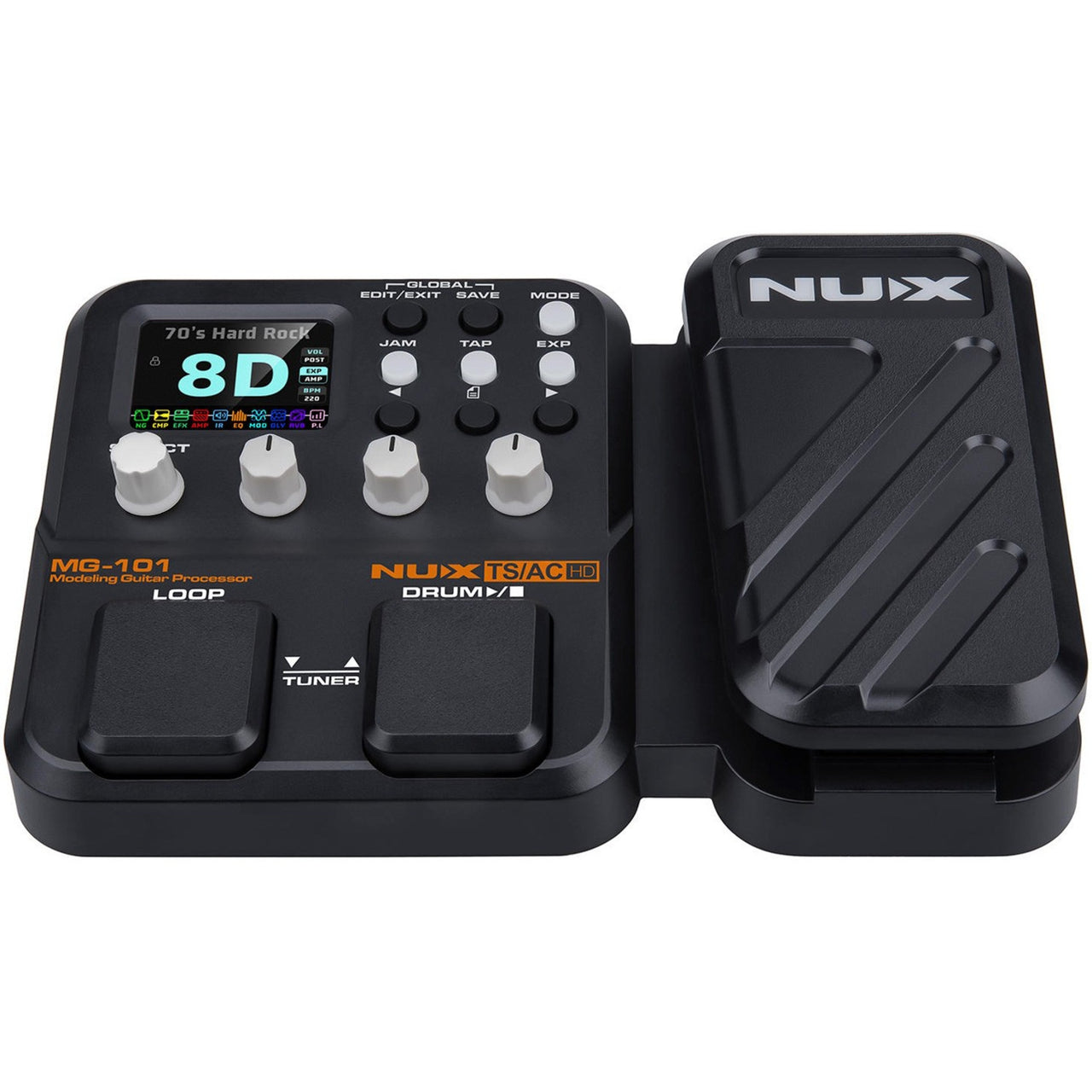 Pedalera Procesador Nux Mg-101 Para Guitarra