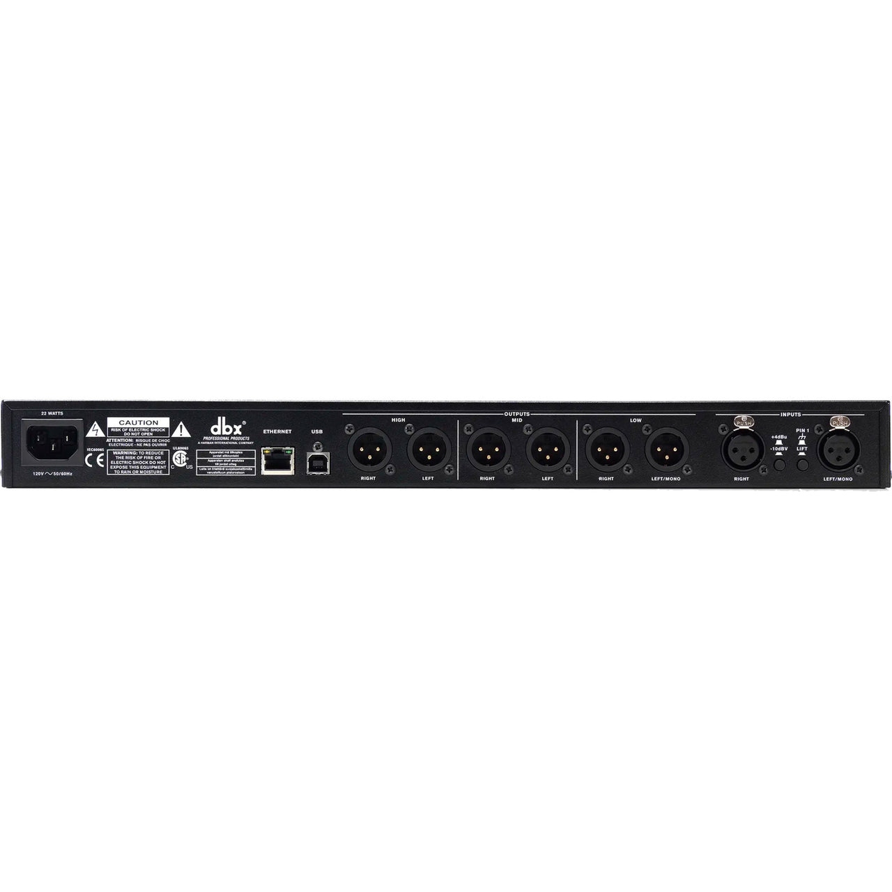 SISTEMA DBX COMPLETO DE ECUALIZACION Y CONTROL DRIVE RACK PA 2, DRPA2