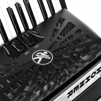 Thumbnail for Acordeon Hohner A16512 Bravo Ii 26 Teclas 48 Bajos Blanco Con Funda