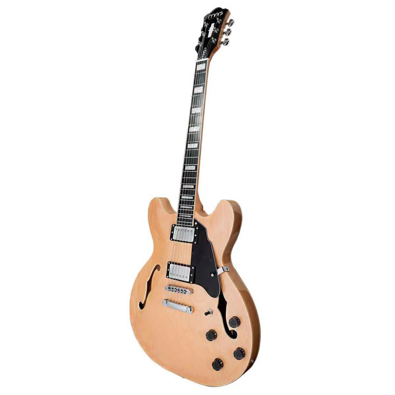 Guitarra Electrica Mars Hb335nat Natural Hollowbody 335