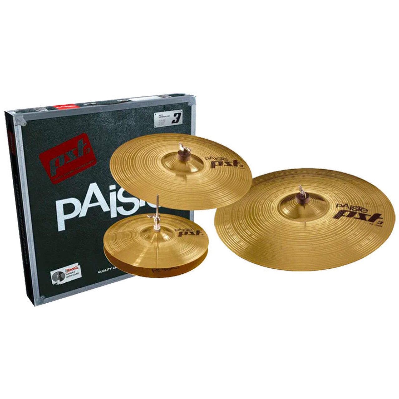 PAQUETE DE PLATILLOS PAISTE PST 3 UNIVERSAL 14"/16"/20", J063USET