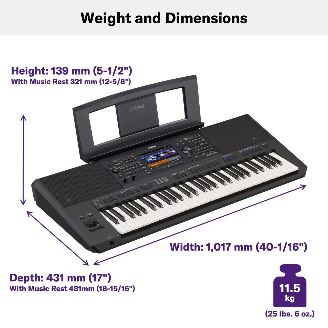 Teclado Portatil Yamaha Profesional C/eliminador Pa300c, Psr-sx700