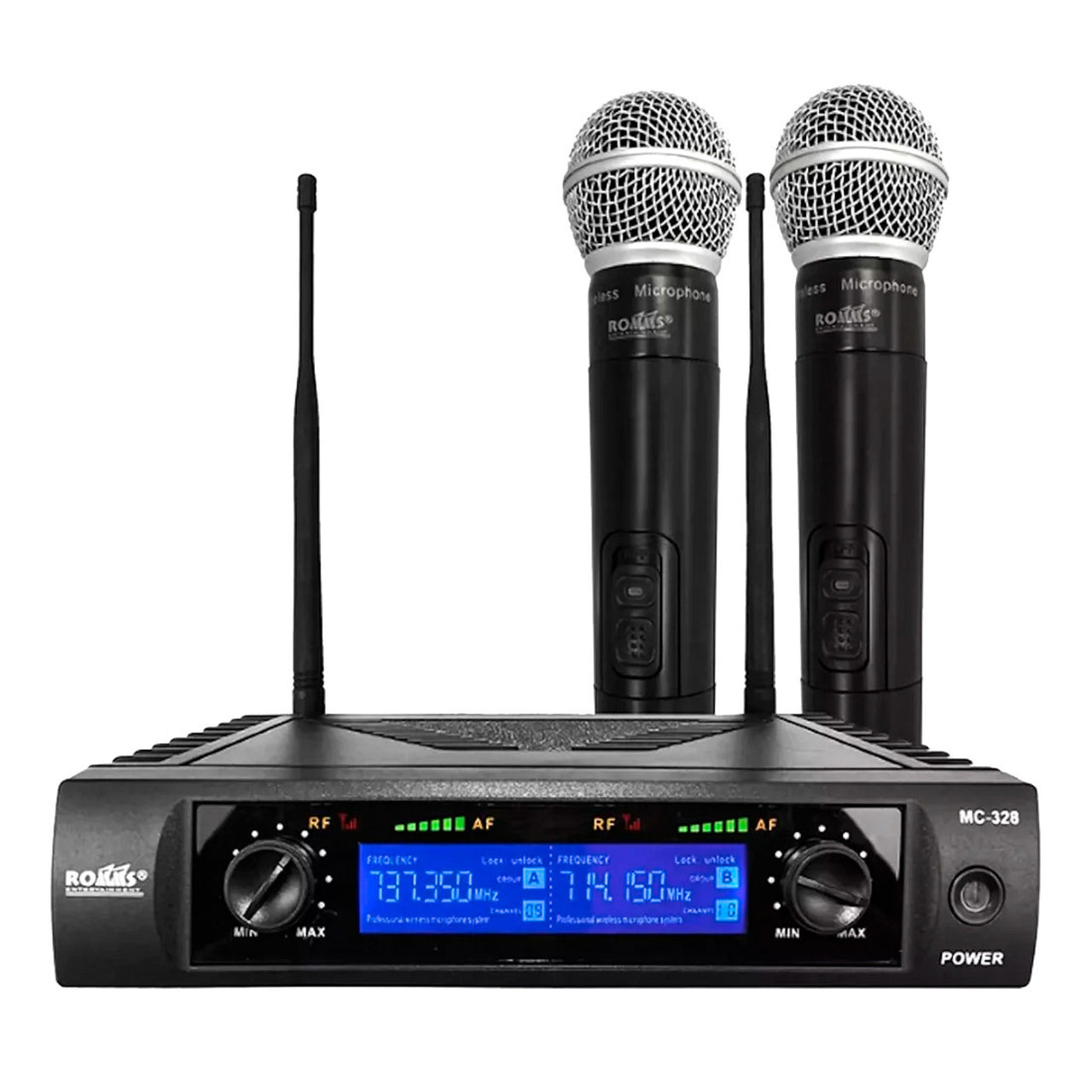 Microfono Romms Mc-328 Inalambrico Profesional Uhf