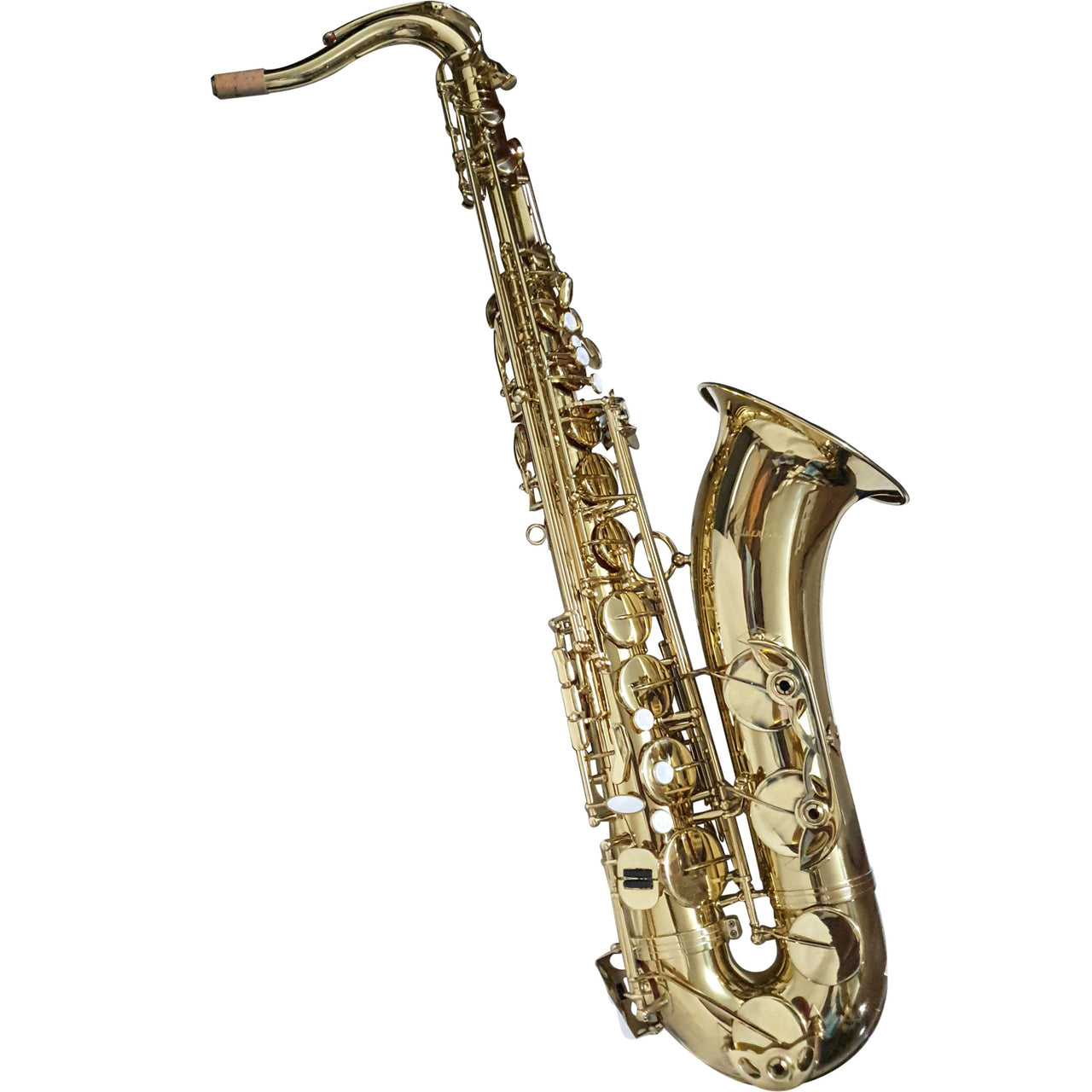 Sax Tenor Silvertone Slsx024bg Laqueado Con Abrazadera Flex