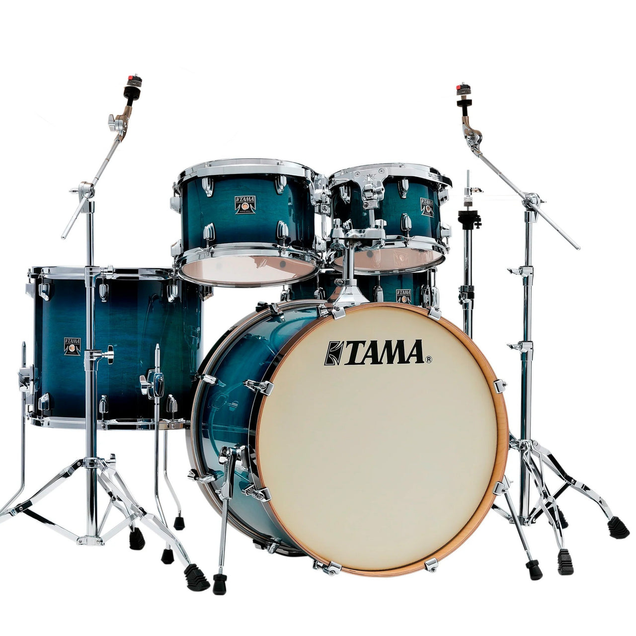 Bateria Tama Superstar Classic Cl52krs-bab Maple 5 Piezas Azul Con Atril