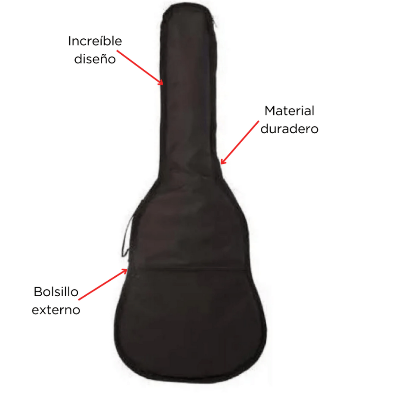 Funda Gilb P/guitarra Acustica