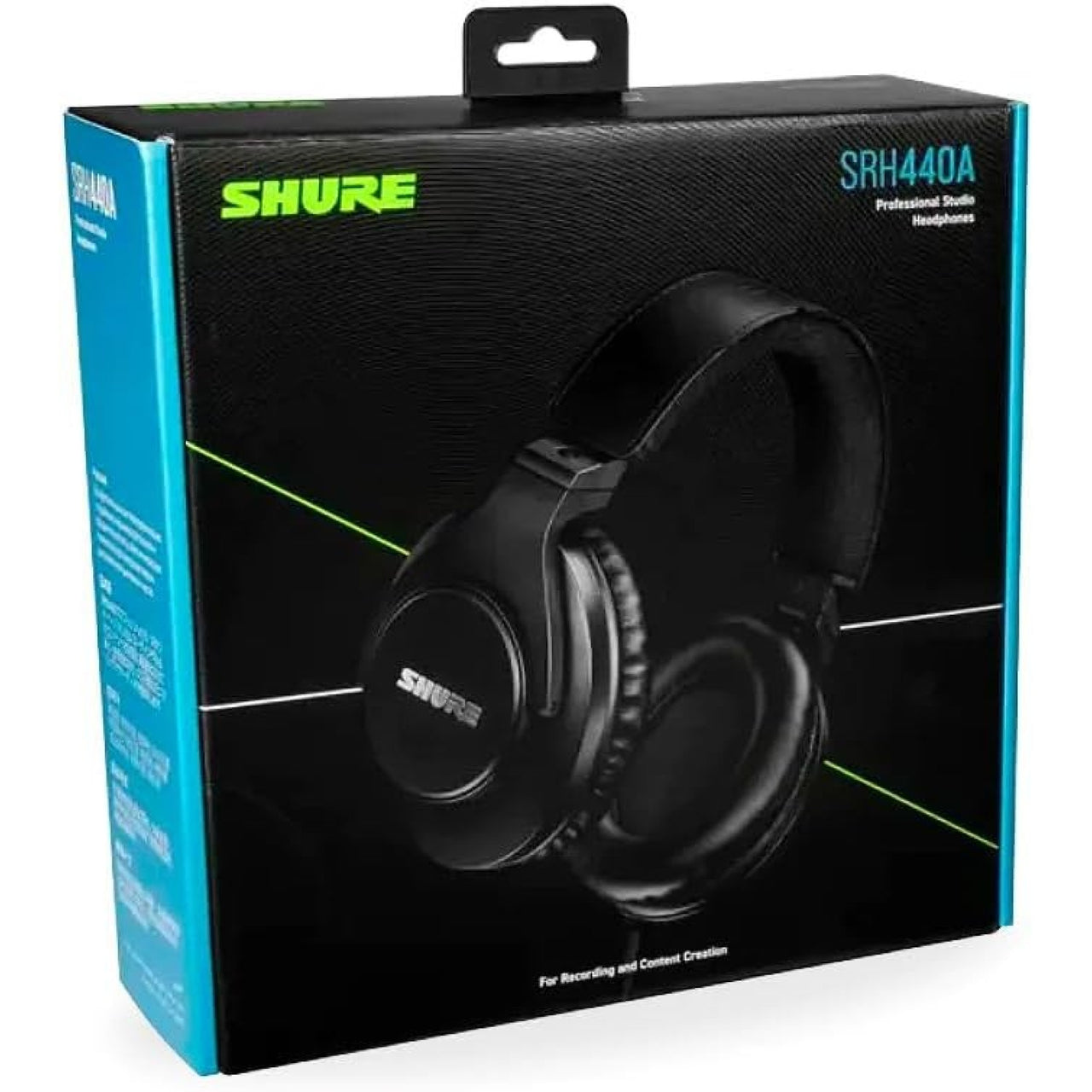 Audifonos Shure Prof. P/estudio Monitores Tipo Cerrado, Srh440a-bk