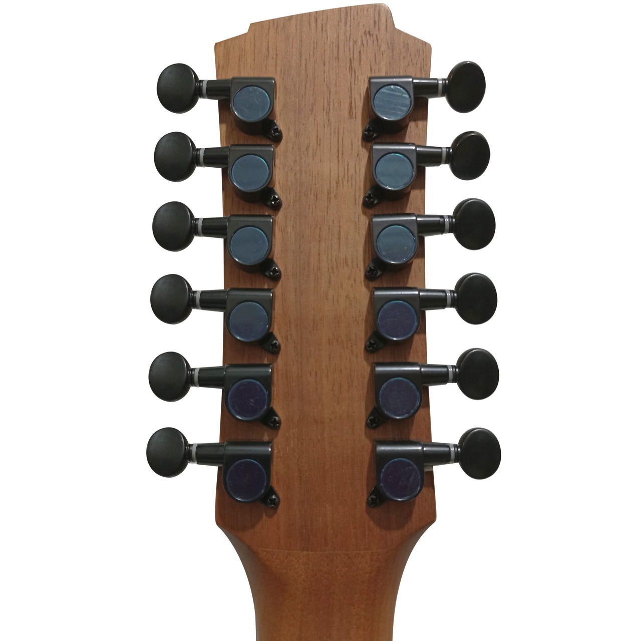 Guitarra Electroacustica Bamboo Ga-4012-koa-pro-q Con Funda 12 Cuerdas