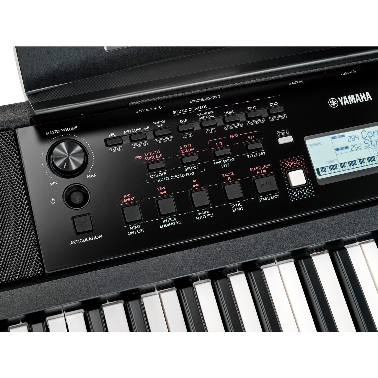 Teclado Portatil Yamaha C/eliminador Pa130, Psr-e383