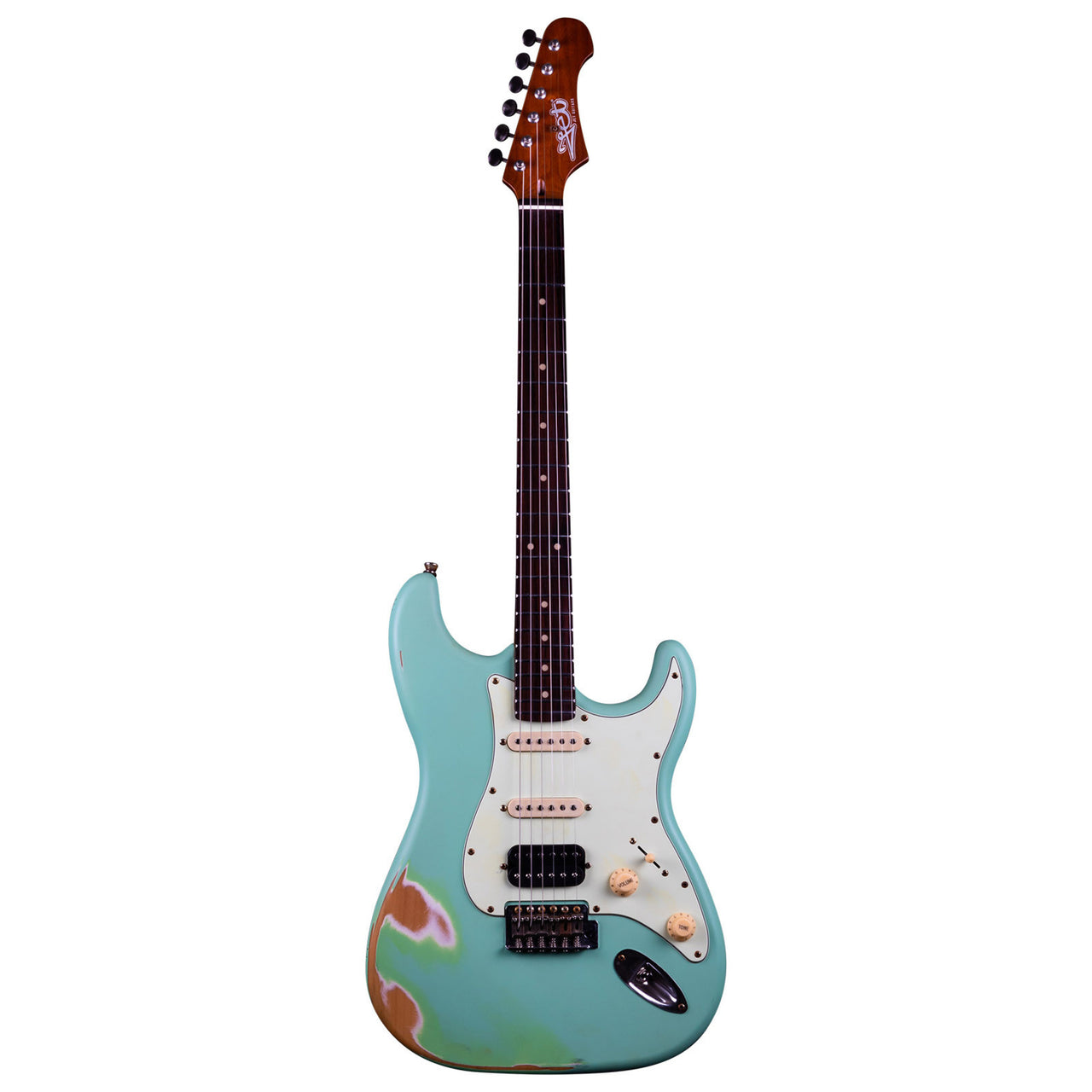 Guitarra Electrica Jet Guitars Js-400 Relic Sea Foam Green