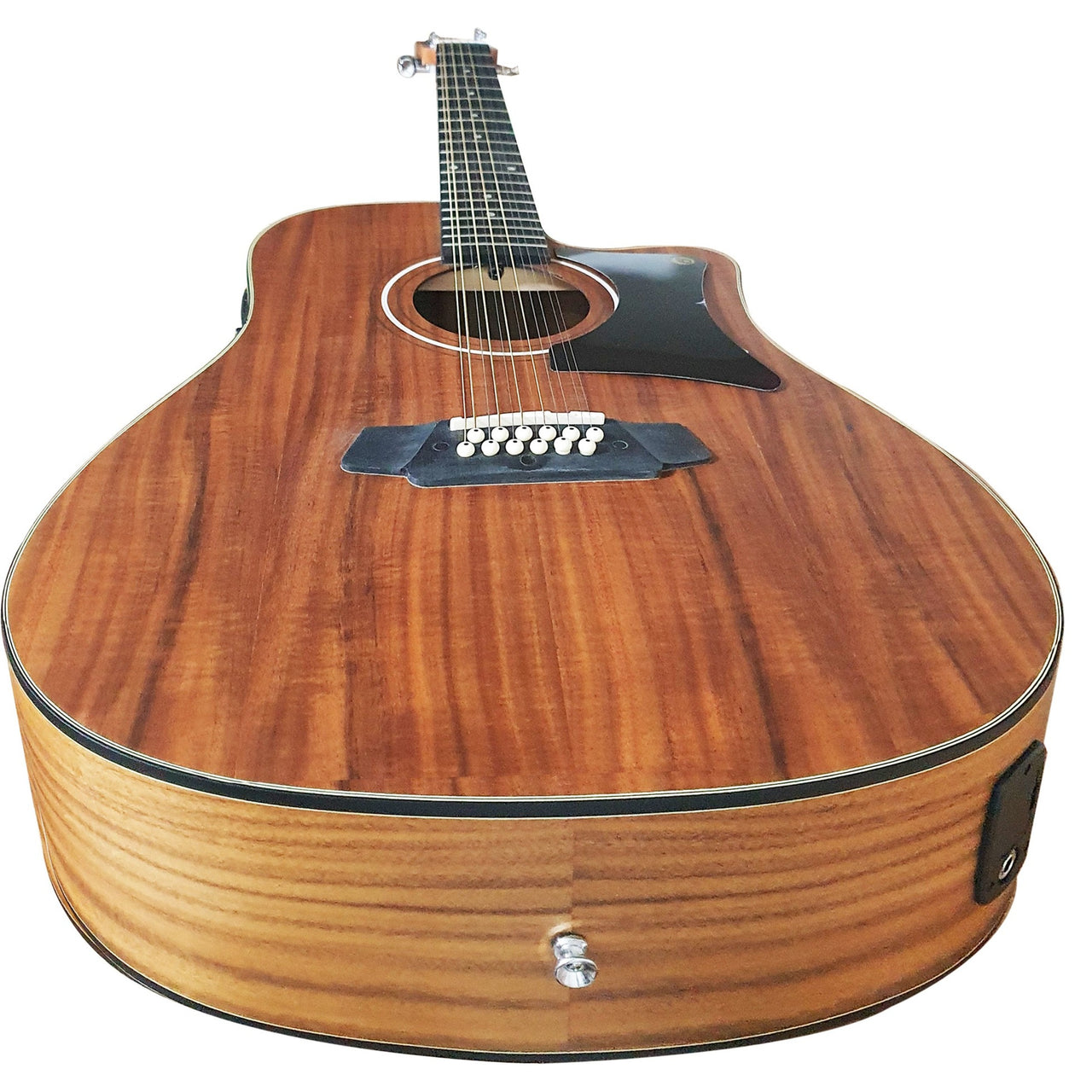 GUITARRA ELECTROACUSTICA BAMBOO 12 CDAS. C/FUNDA, GA-4012-KOA-Q