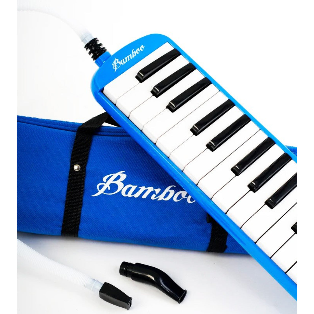 Melodica Bamboo Bm-32-bl Con Estuche Azul 32 Teclas