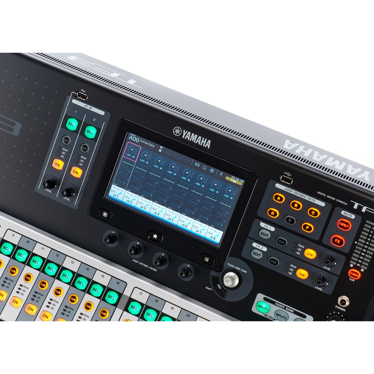 Mezcladora digital yamaha TF3 24x16 canales multitactil multitrack