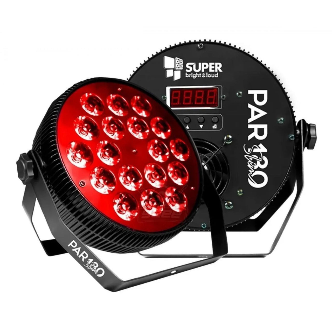 Par Led Superbright 18x10w Rgbw Interior Estuche C/8pzas, Par180 Slim