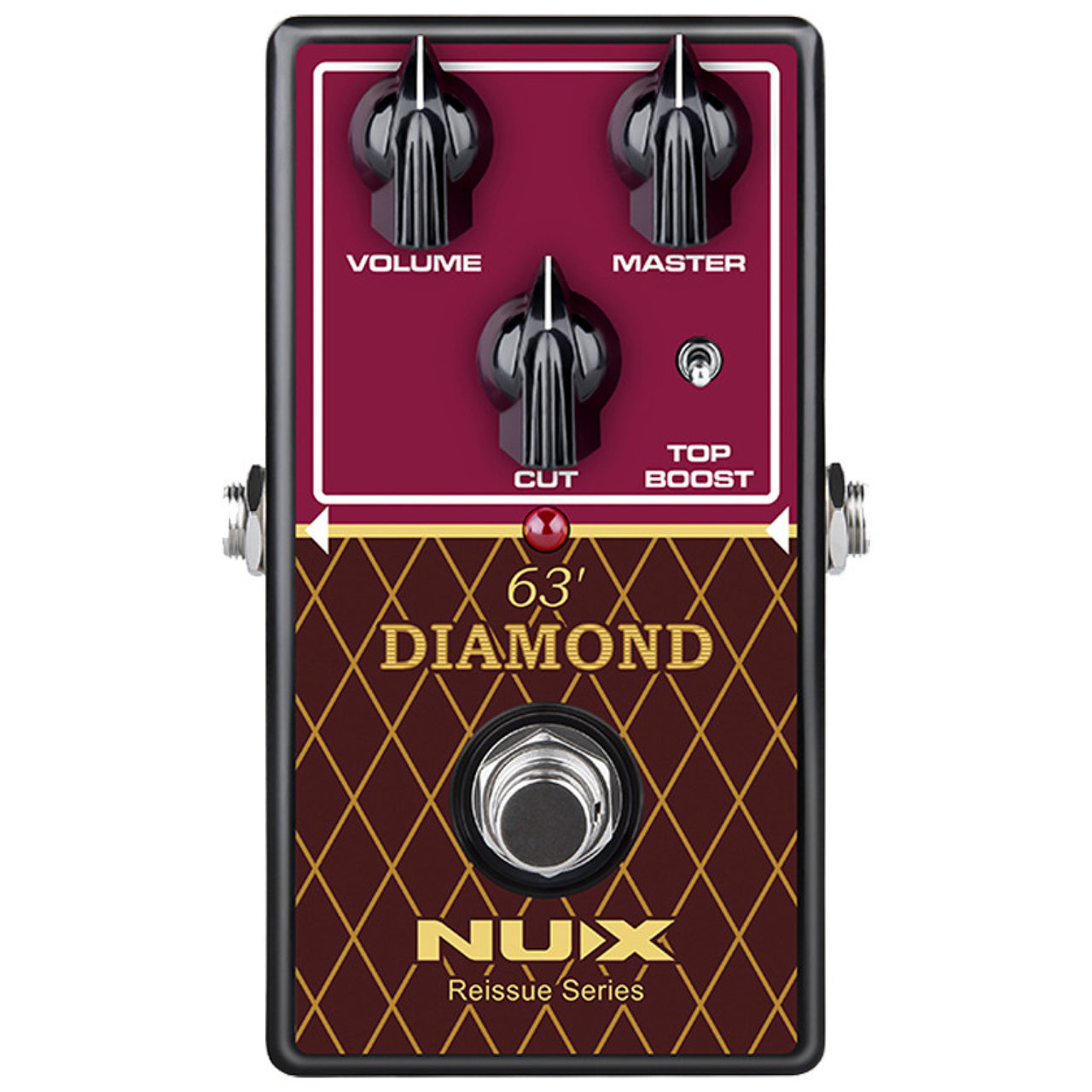 Pedal Nux Nro-6 Diamond Overdrive Perillas Y Diseño Clasico