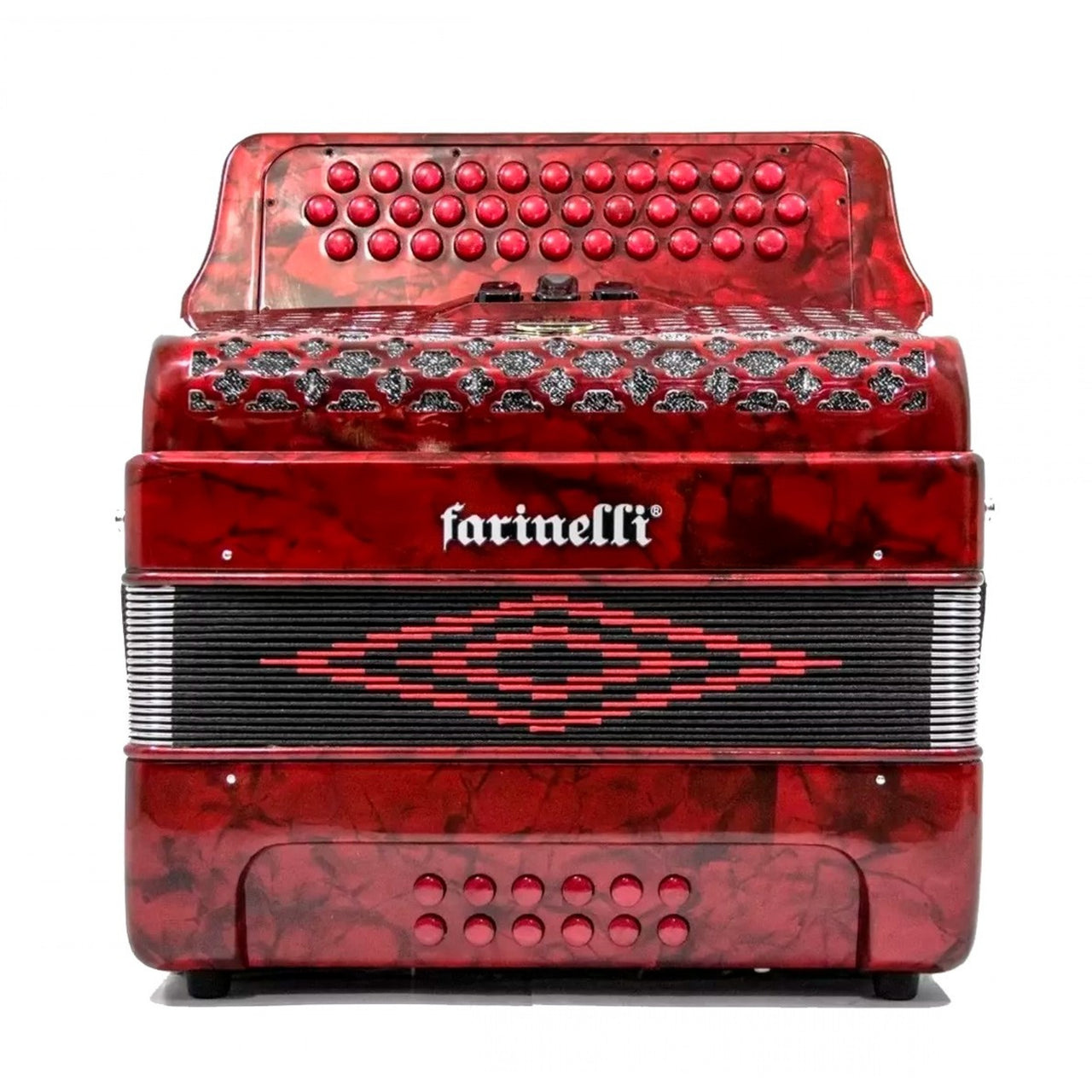 Acordeon Farinelli 3412far 34 Botones 12 Bajos 3 Registros En Fa