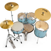 Thumbnail for Bateria Acustica Yamaha Rydeen Rdp2f5gpuset Gloss Pale Blue Con Atril Y Platillos