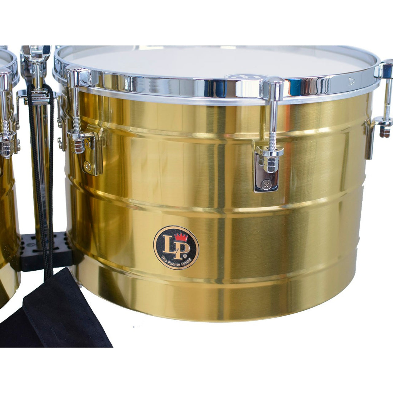 TIMBALES LP TITO PUENTE 15"/16" LATON C/ATRIL, LP258B