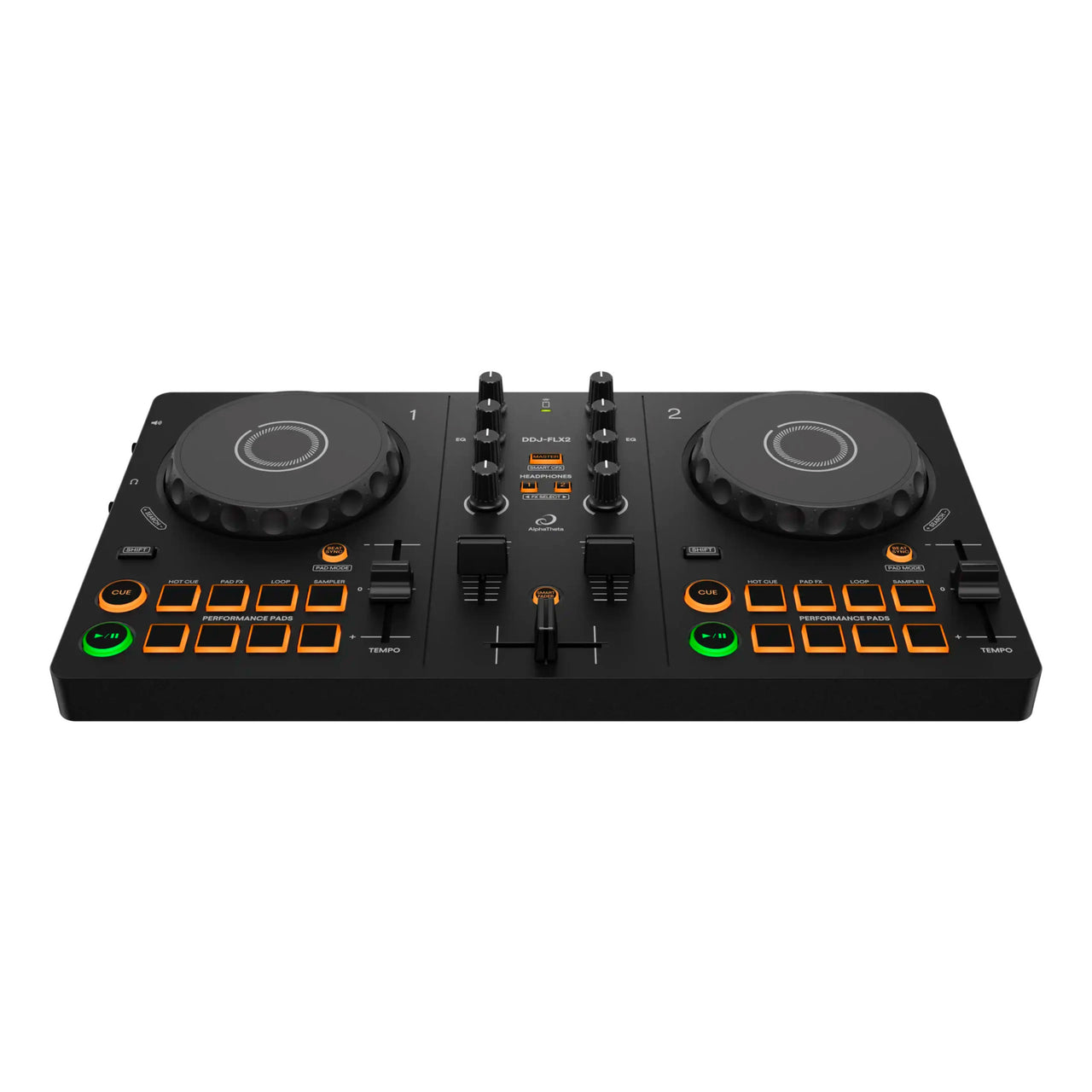 Controlador Alpha Theta Ddj-flx2 Para Dj 2 Canales