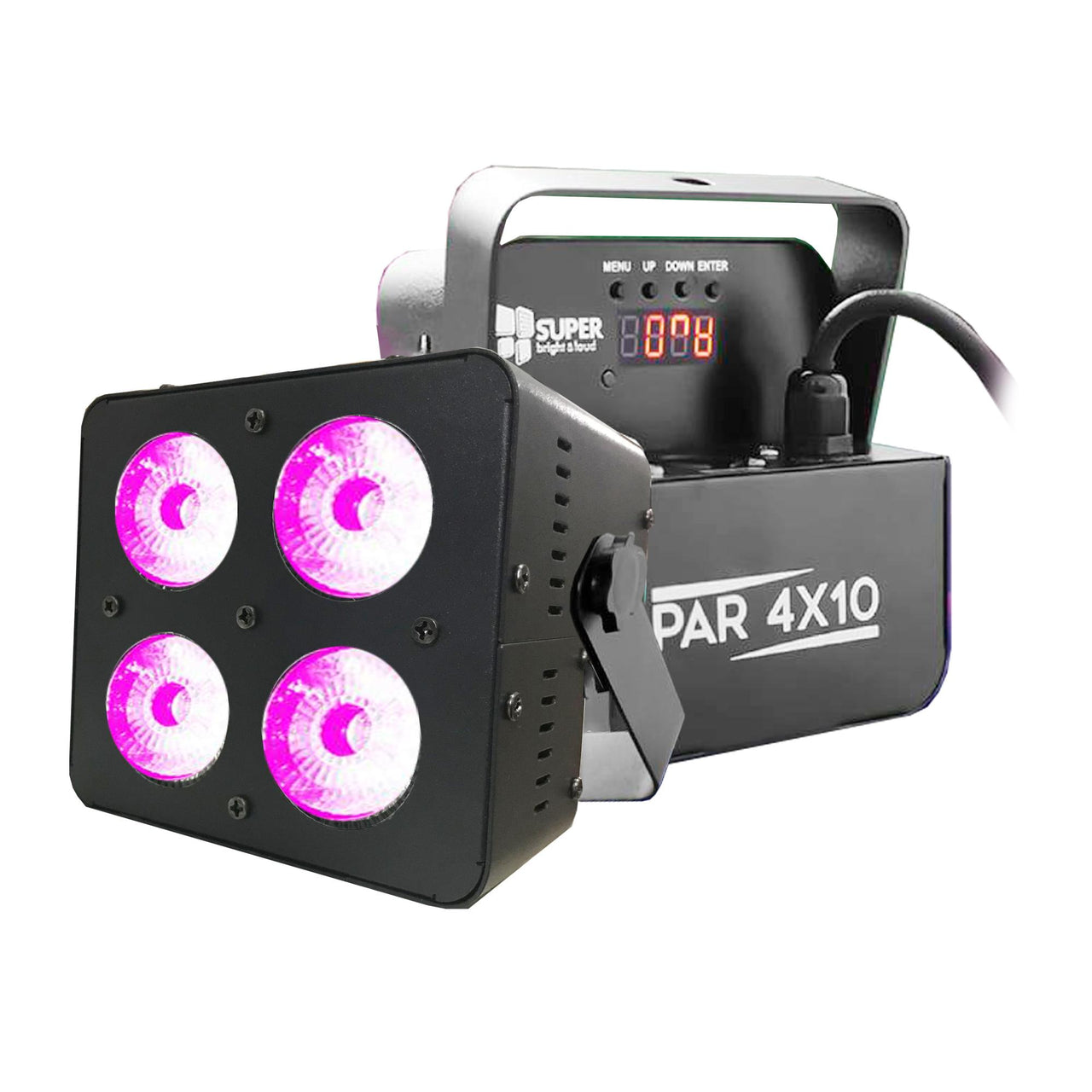 Par Led Superbright 4 Led De 10w Rgbw. Par4x10