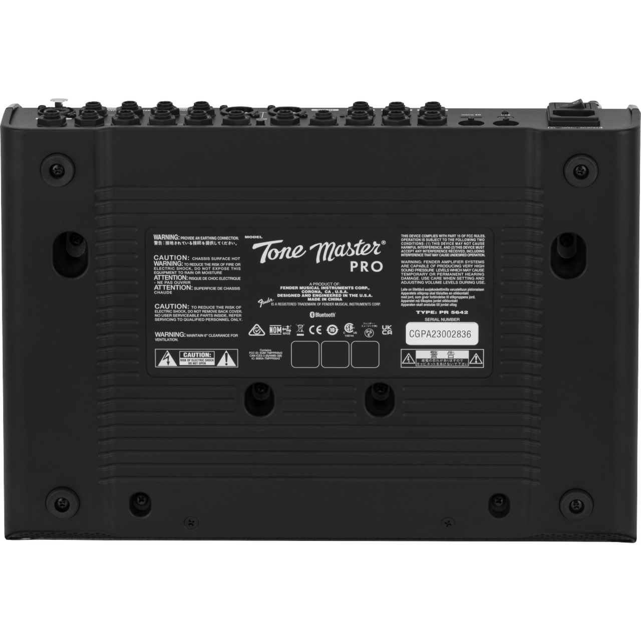 Pedalera Fender Tone Master Pro De Efectos Para Guitarra 120v 2274900000