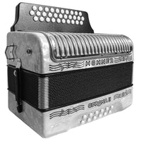 Thumbnail for Acordeon Hohner Corona Ii A5622 31 Botones 12 Bajos Sol/do/fa Blanco