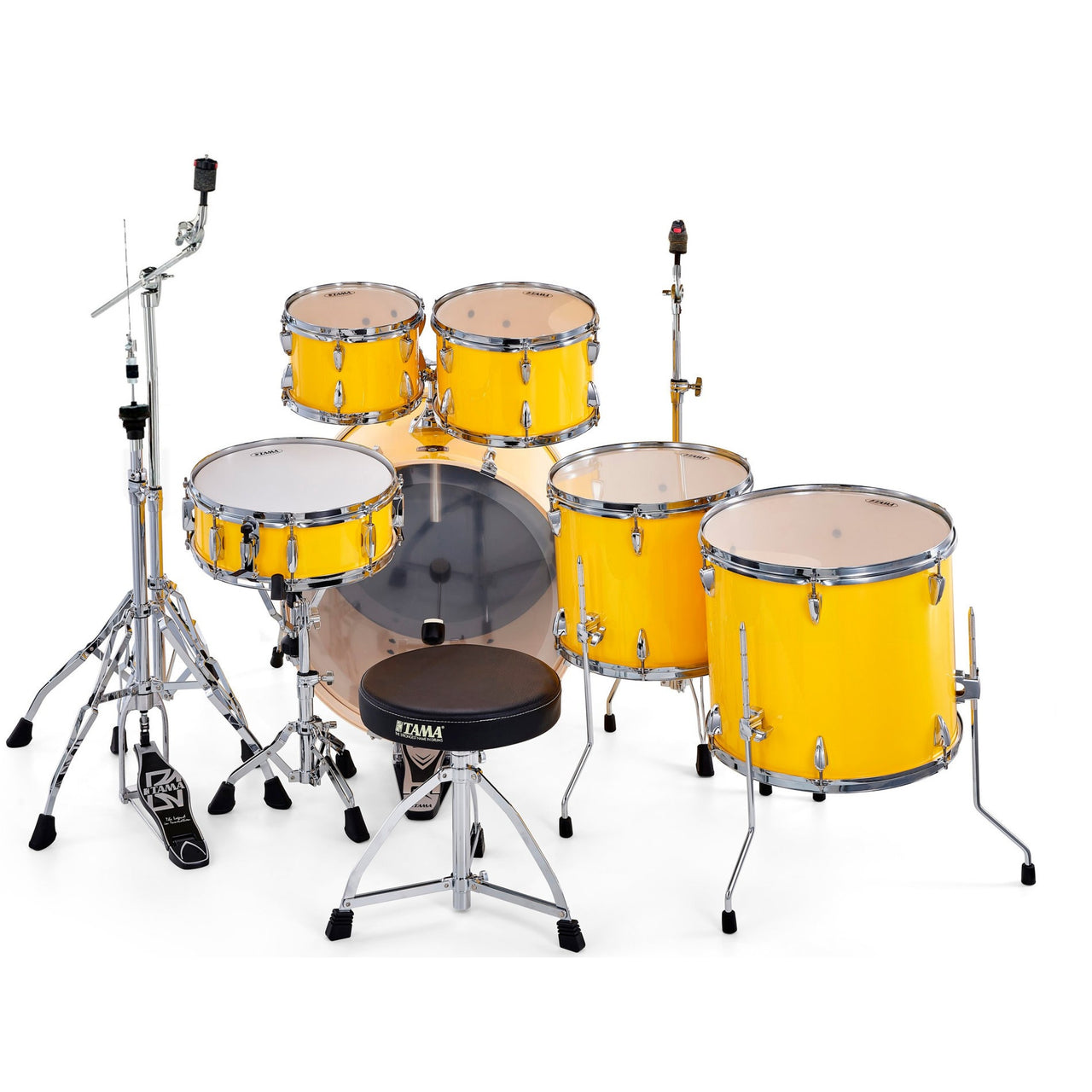 Bateria Tama Imperialstar ip62h6w-ely 6 Piezas Amarillo Con Atril Y Banco